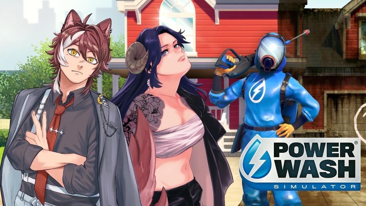 【PowerWash Simulator】お掃除しながらチル雑談！【狗叉ケイ/夢見めい/#Vtuber準備中 】