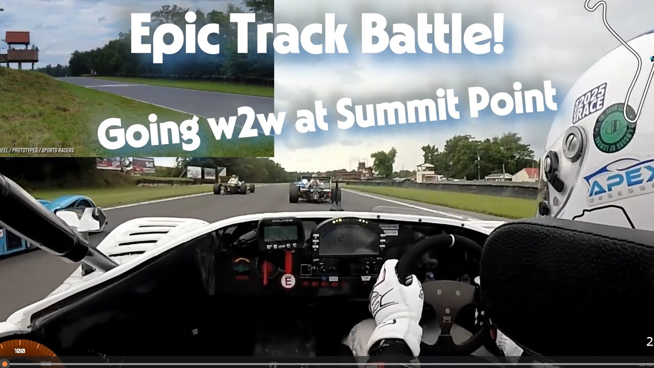 О боже, какая гонка!!! Гонка Summit Point Heat1 в классе прототипов Radical SR3, P2 с SCCA MARRS ...