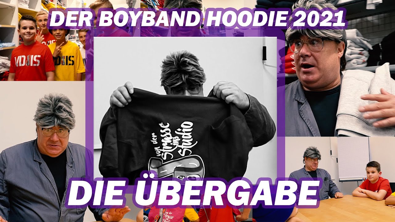 BRÖSELMANN LÜFTET GEHEIMNIS! Übergabe des Boyband Prag-Hoodies 2021!
