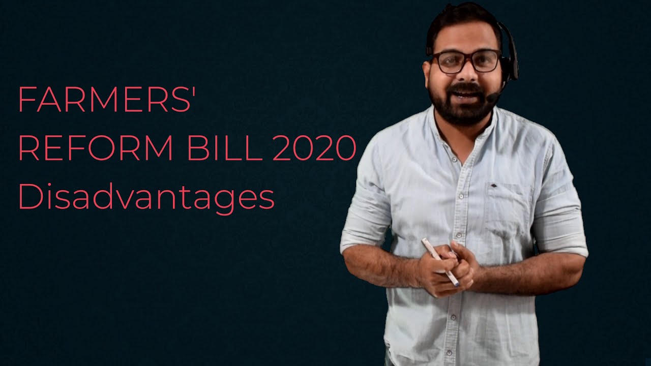 Farm bill 2020 Explained  part 3 - Disadvantages (Agricultural Market Reforms)