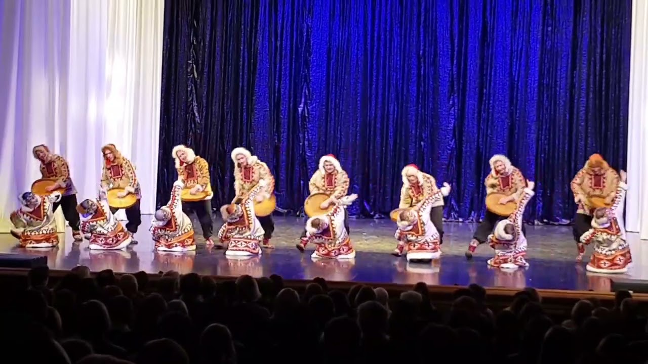 Корякский танец. 45-летие  ансамбля народного танца 