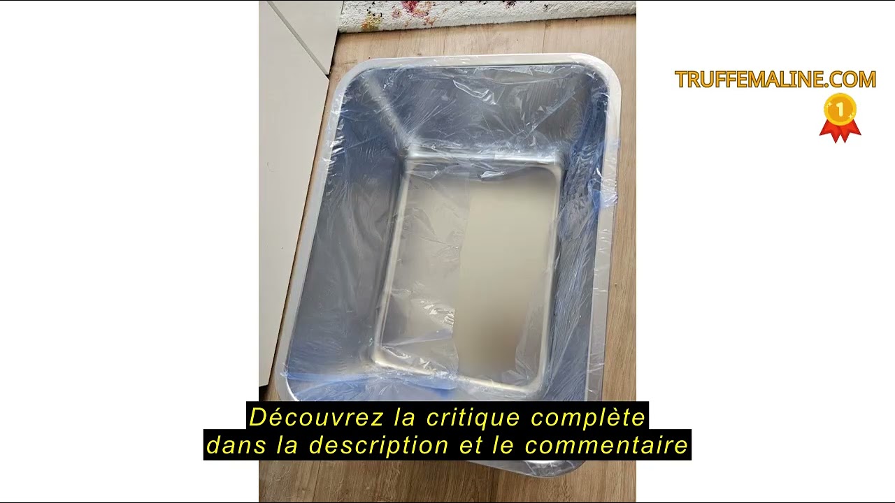 Avis sur la Nisrada XXL Stainless Steel Litter Tray - Large Cat Litter Tray - Litter Tray without Li