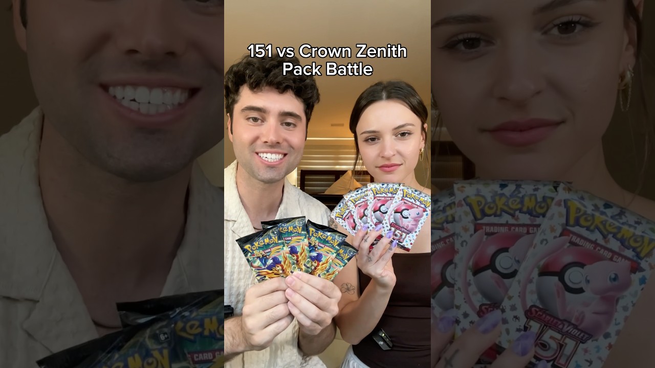 @julesdreww 151 Vs. Crown Zenith 🥊 Pack Battle! #pokemoncards