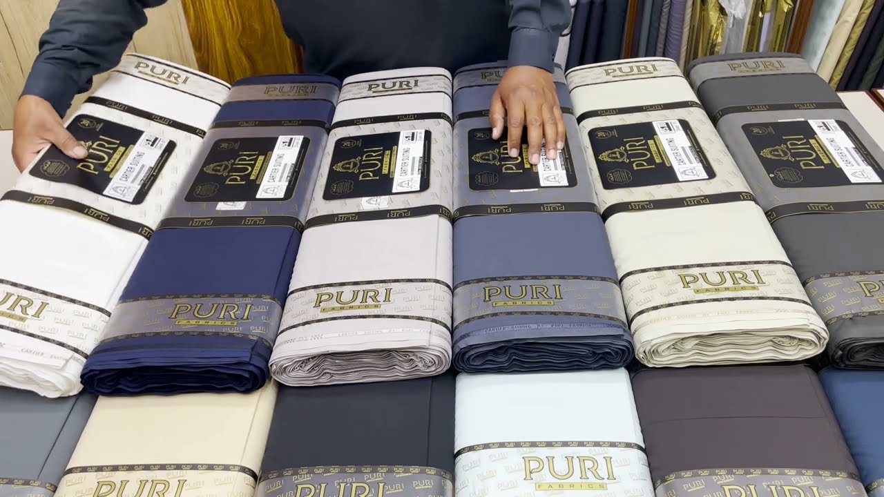 Cartier Suiting by Puri Fabrics | Premium & Oustanding Quality Wash & Wear Fabric for Summer Season