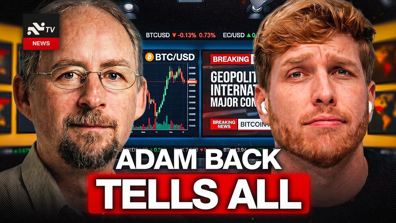 Adam Back Live: Bitcoin Treasury Arbitrage and the Satoshi Mystery | RoxomTV News