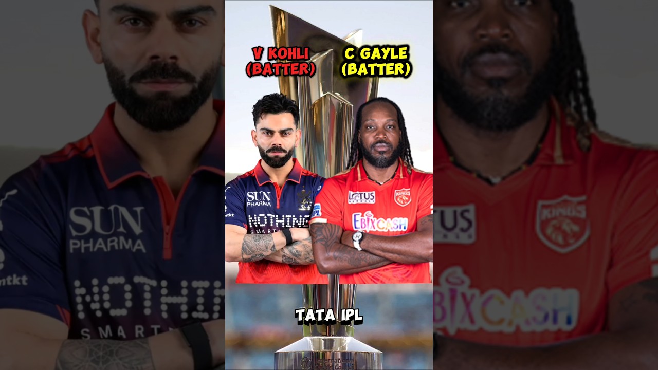 Virat Kohli vs Chris Gayle IPL Comparison 💥💥 #csk #rcb #kkr #mumbaiindians #tataipl #ipl2026