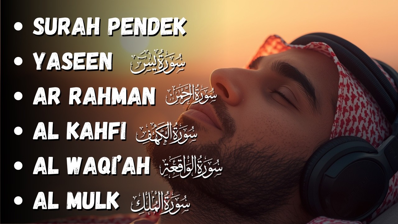 BACAAN Al-Qur'an Merdu Surah Pendek, Yasin, Ar-Rahman, Al-Waqiah & Al-Mulk | Mohammad Ammar