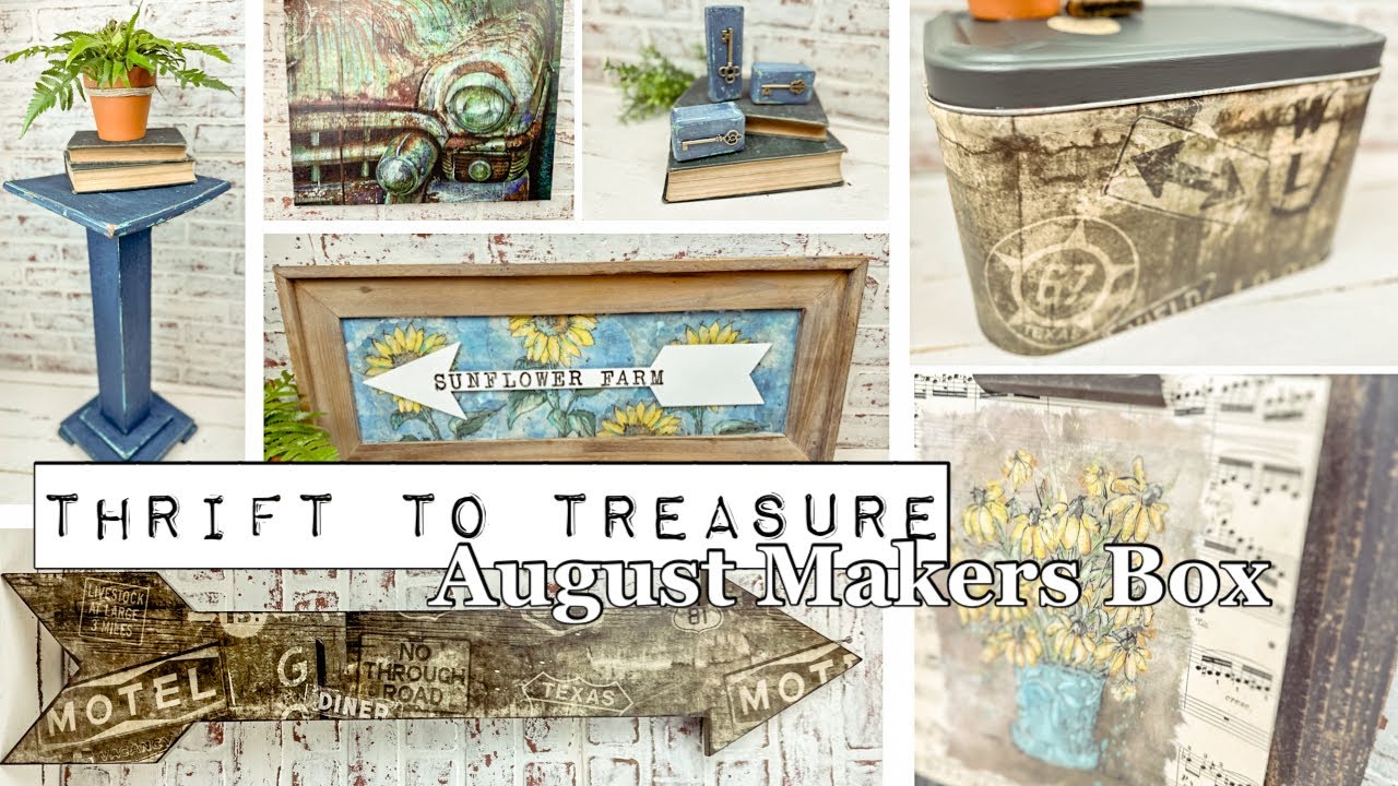 10 Goodwill Finds Upcycled with the August Makers Box
