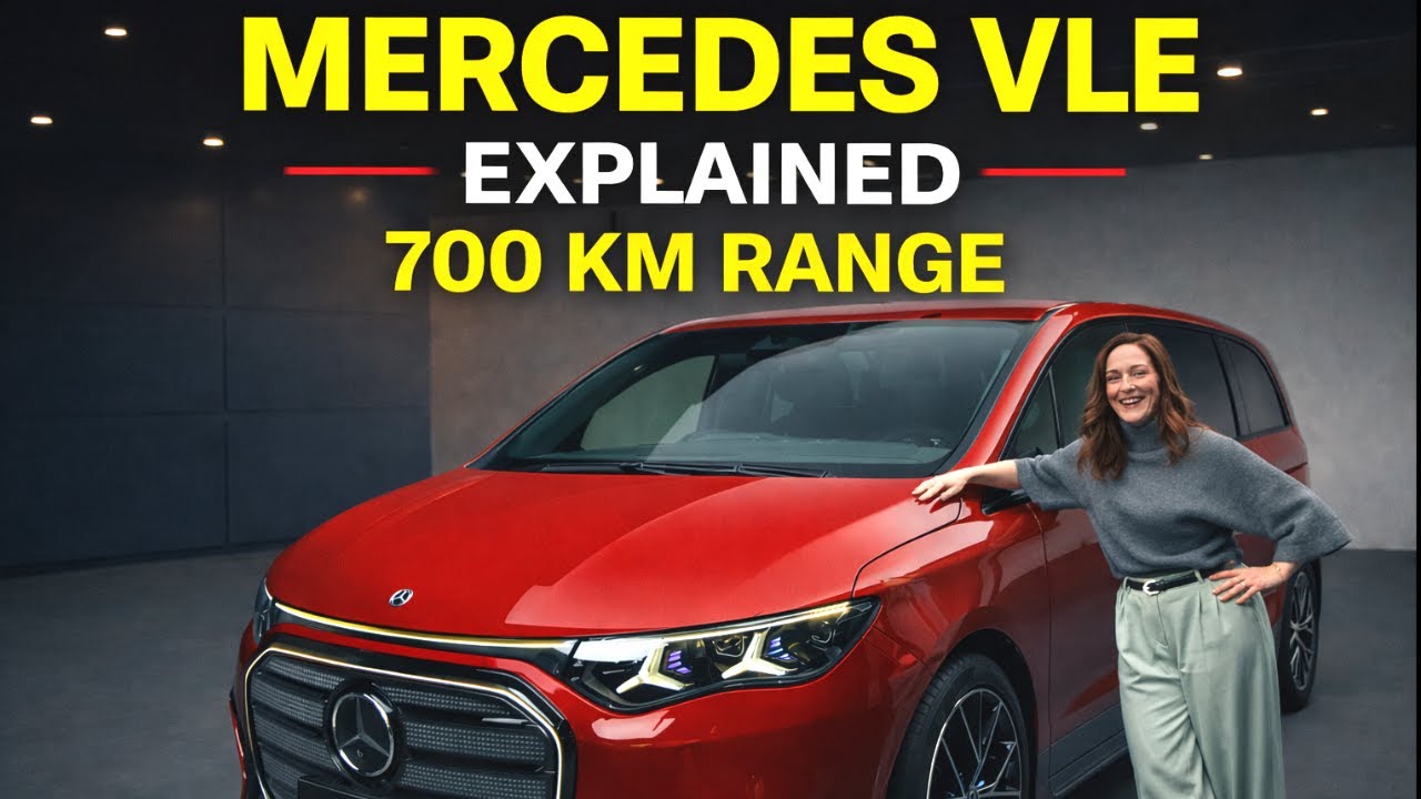 Роскошный электрический фургон Mercedes VLE: запас хода 700 км и новые технологии.