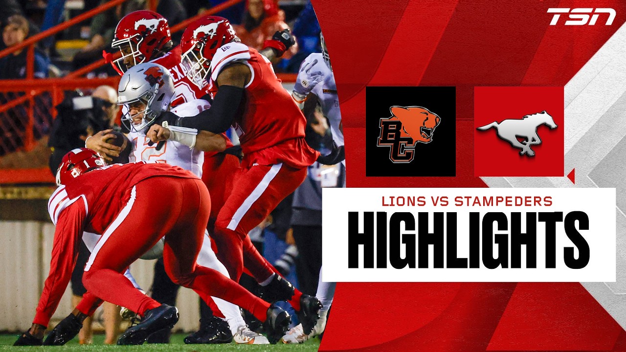CFL WEEK 11: BC Lions vs. Calgary Stampeders | Full Highlights