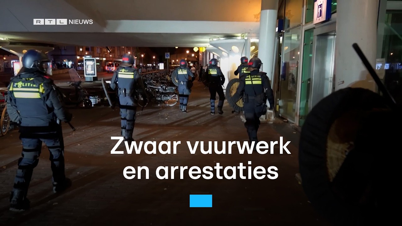 Zo ging het er aan toe bij anti-azc-demonstraties in Houten en Uithoorn | RTL Nieuws