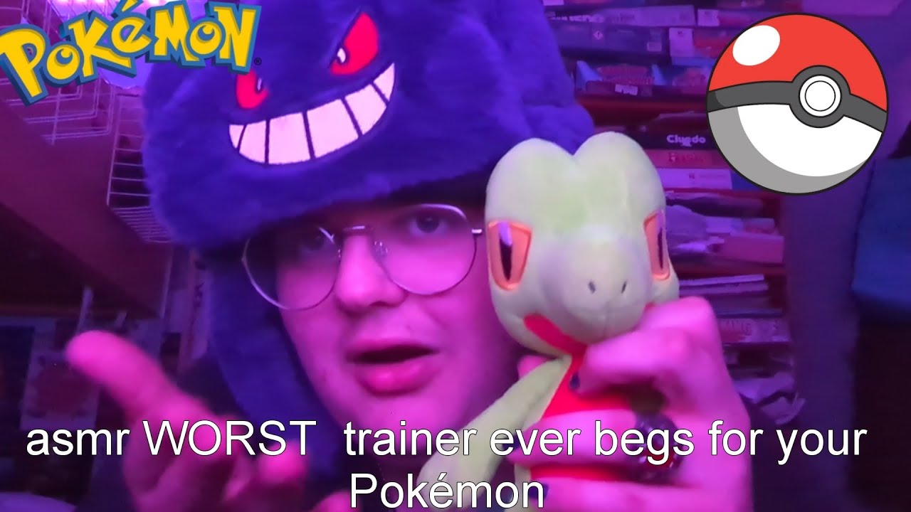 asmr WORST Pokémon trainer begs outside gym