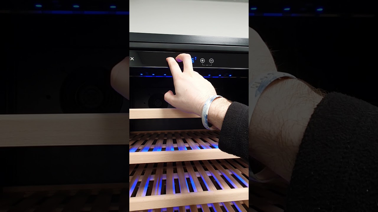 Setting the temperature on a Dunavox DX-194.490