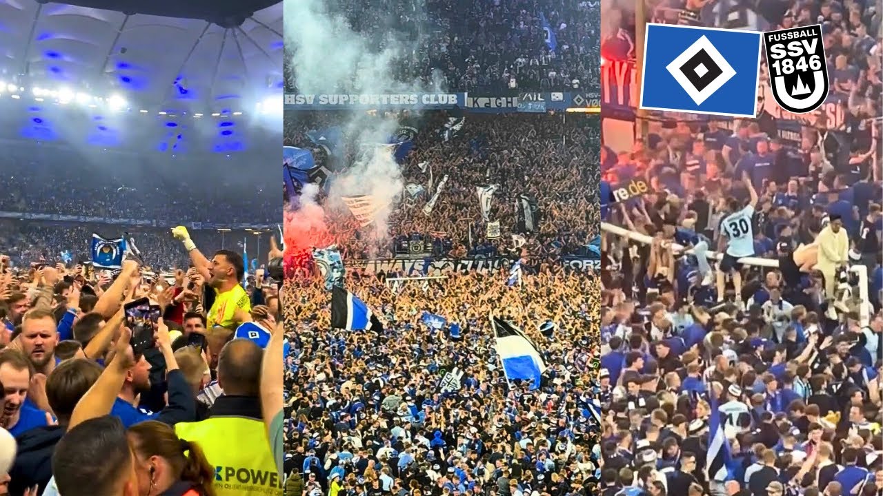Hamburg Fans Storm the Pitch as They Return to the Bundesliga in Style
