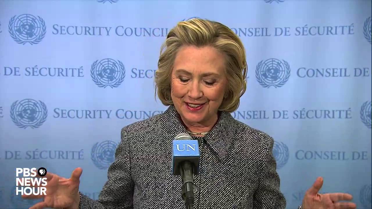 Watch Hillary Clinton comment on email controversy