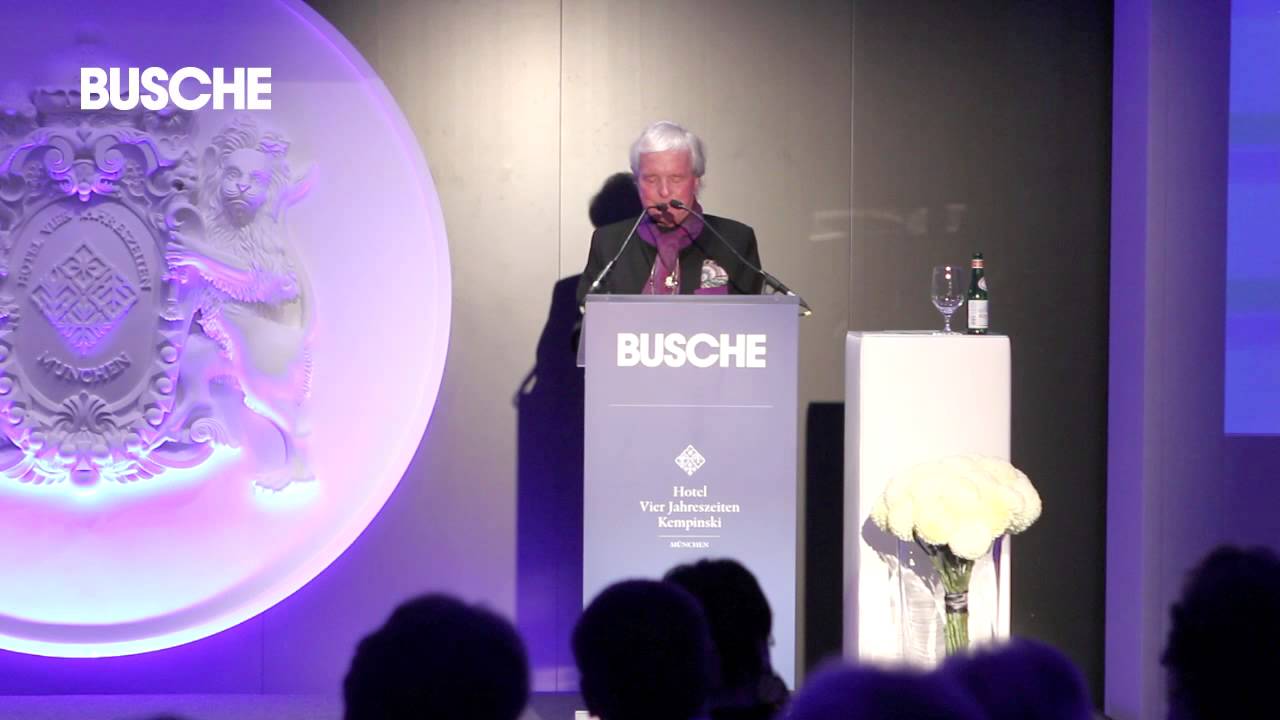 16. BUSCHE GALA - Laudatio von Gerd Käfer auf Eugen Block