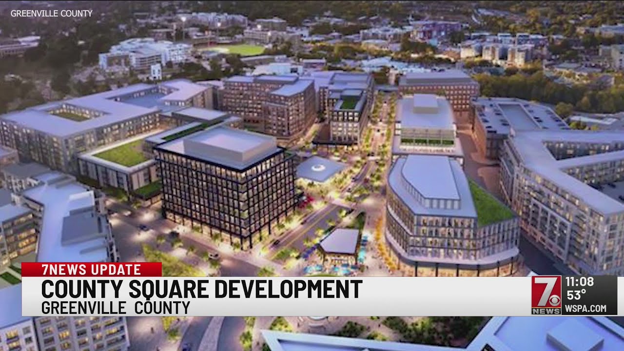 Plans unveiled for 30+ acres of land at Greenville's Co. Square re-development site
