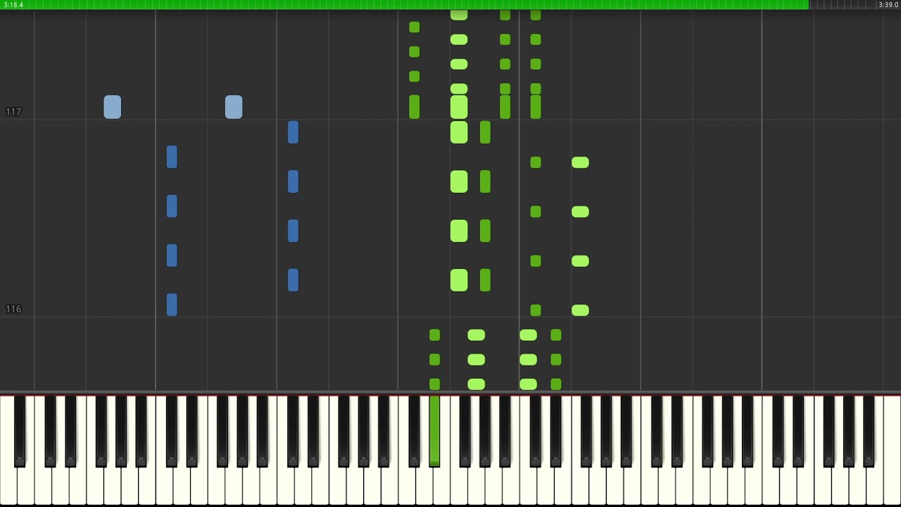 Vivaldi - Winter [Piano Tutorial Synthesia] (Rousseau)