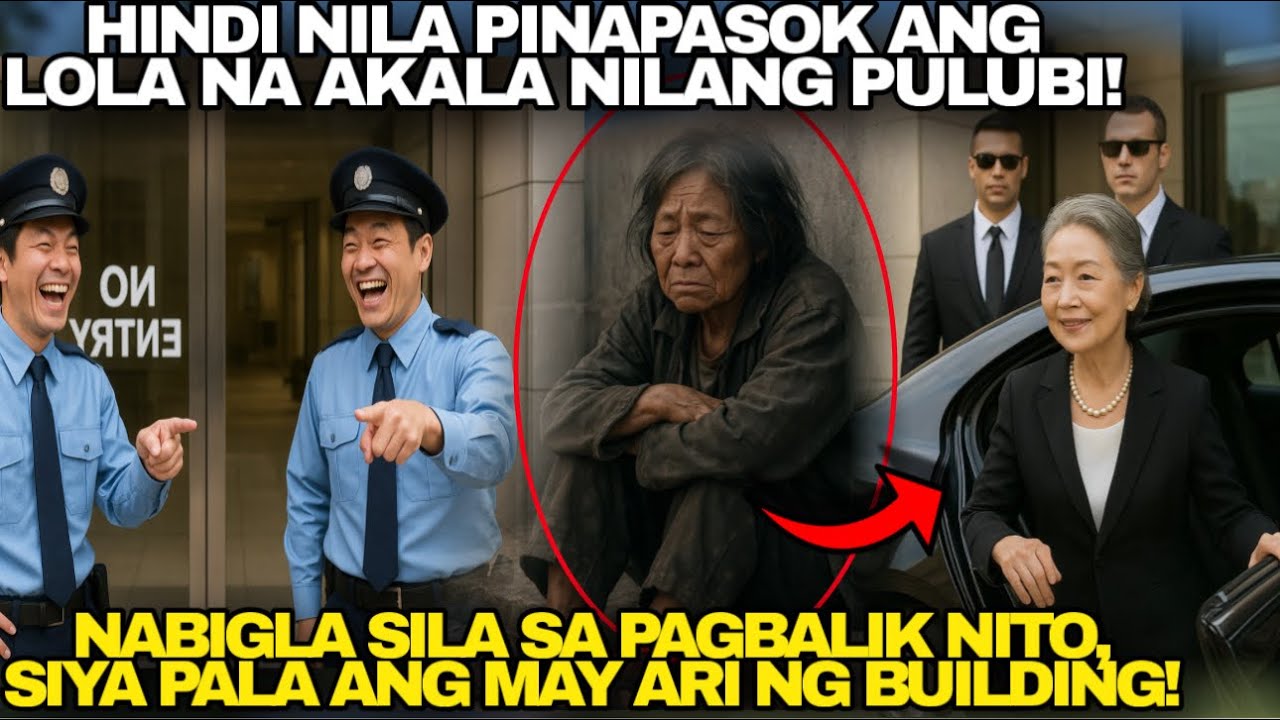 HINDI PINAPASOK ANG LOLA NA AKALA NILANG TAONG GRASA! SIYA PALA ANG MAY ARI NG BUILDING!