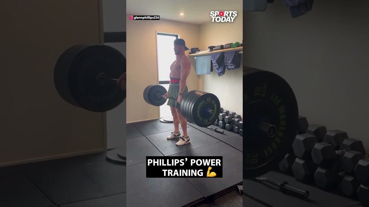 Glenn Phillips sweats it out in the gym |Sports Today