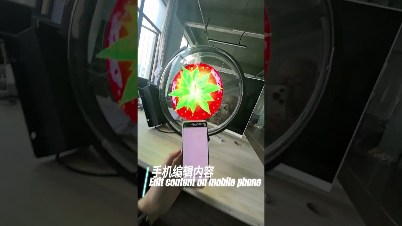 Unique 3D Holographic Fan: Easy Setup, Stunning Display #3D #ledfan #leddisplay #holographic