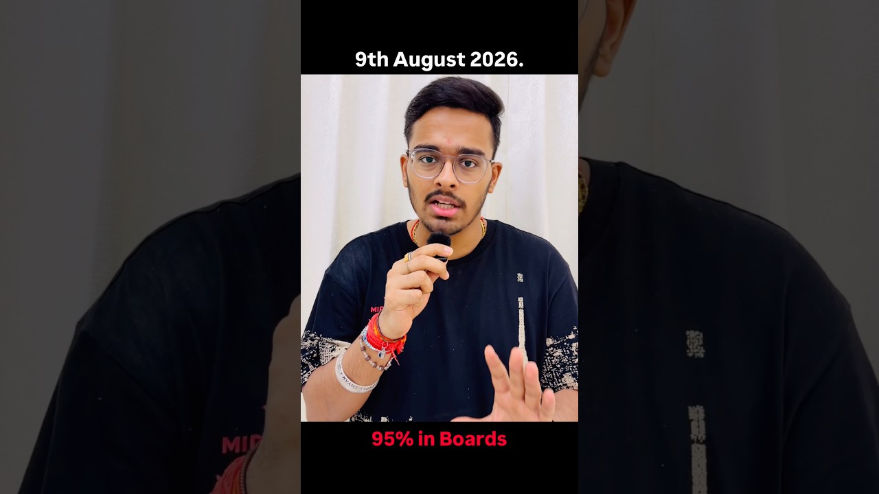 Board Exam 2027 Strategy to score 95% | Class 10 | Class 12 | Last 20 Days Strategy #shorts