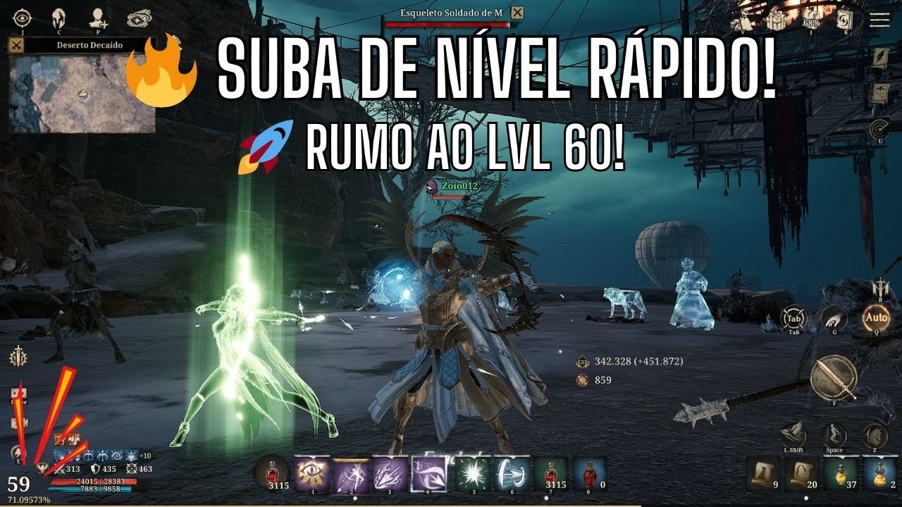 🔥 Rumo ao LEVEL 60 no Night Crows! Como Farmar MUITA XP Rápido!