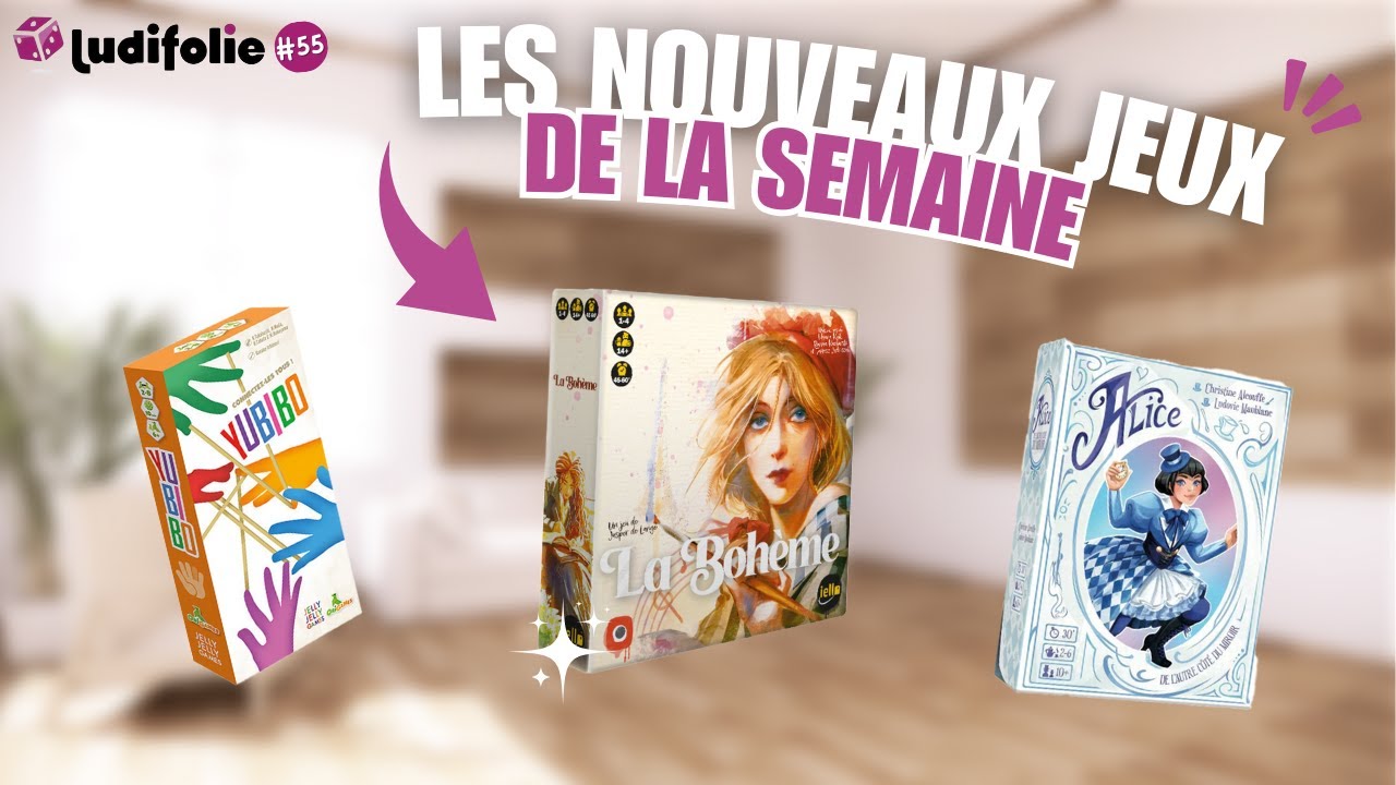 Les nouveaux jeux de la semaine (28/11/2025) - Ludifolie #55