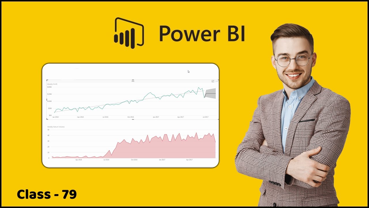 6.14 Power BI Demo Adding Trend Lines & Forecasts | Visualizing Data Reports | Learn Power BI 2022