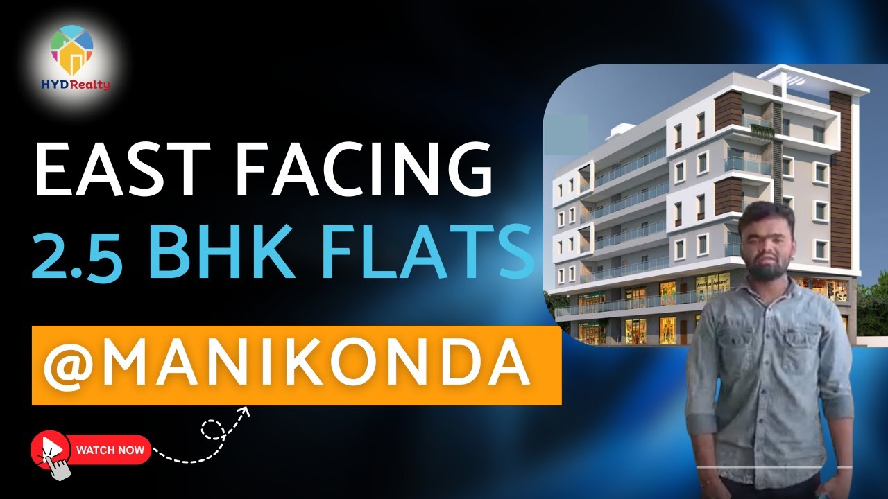 2.5 BHK Flats for Sale in Manikonda | East Facing | Flats in Hyderabad | Manikonda | 100%Vaastu
