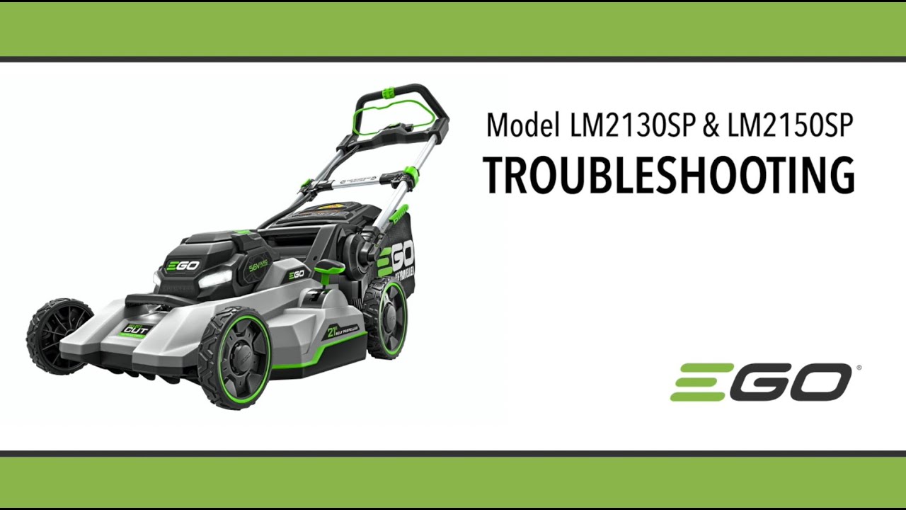 EGO LM2130 & LM2130SP & LM2150SP_Устранение неисправностей