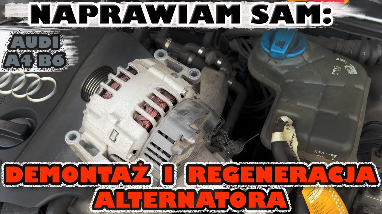 Audi A4 B6: Demontaż oraz regeneracja alternatora Valeo