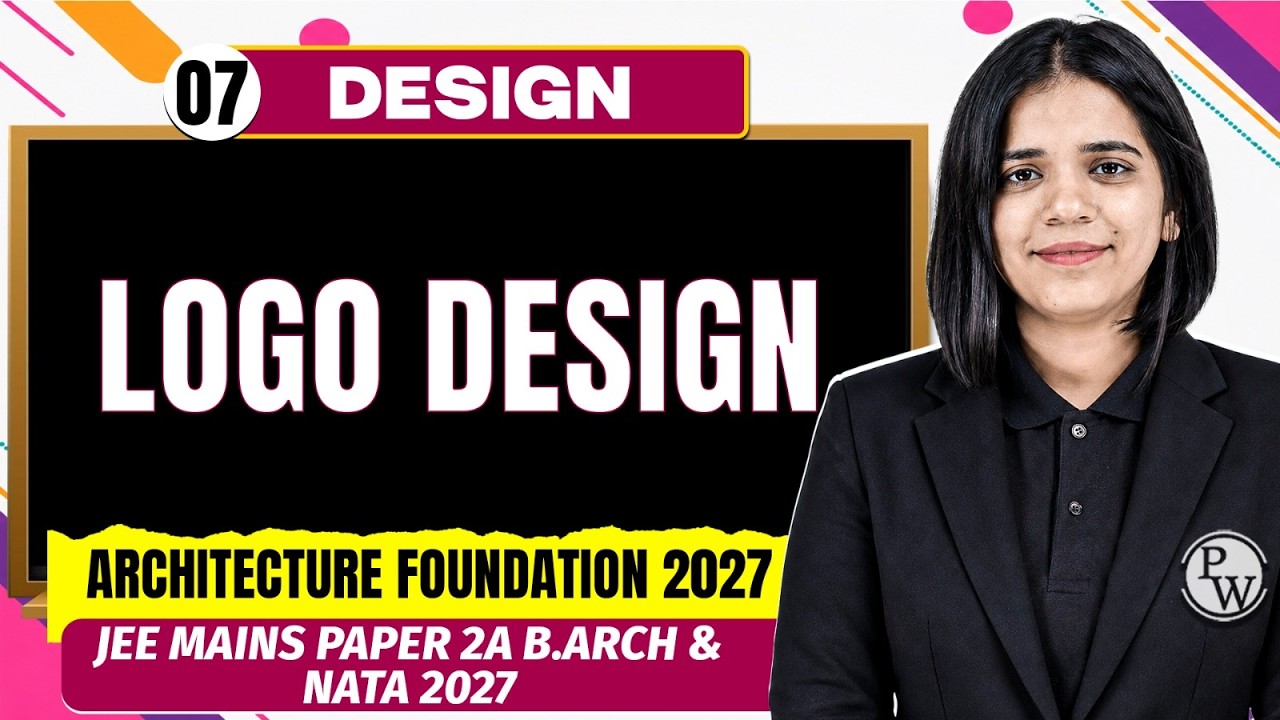 Design 07 | Logo Design | JEE Mains Paper 2A B.arch & NATA 2027
