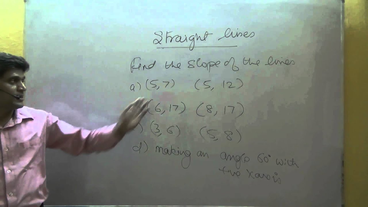 Class 11 Maths CBSE Straight Lines 01