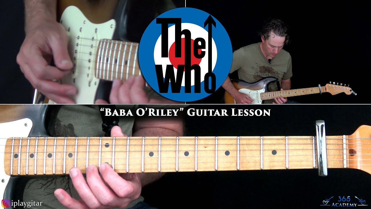 The Who - Baba O'Riley Guitar Lesson