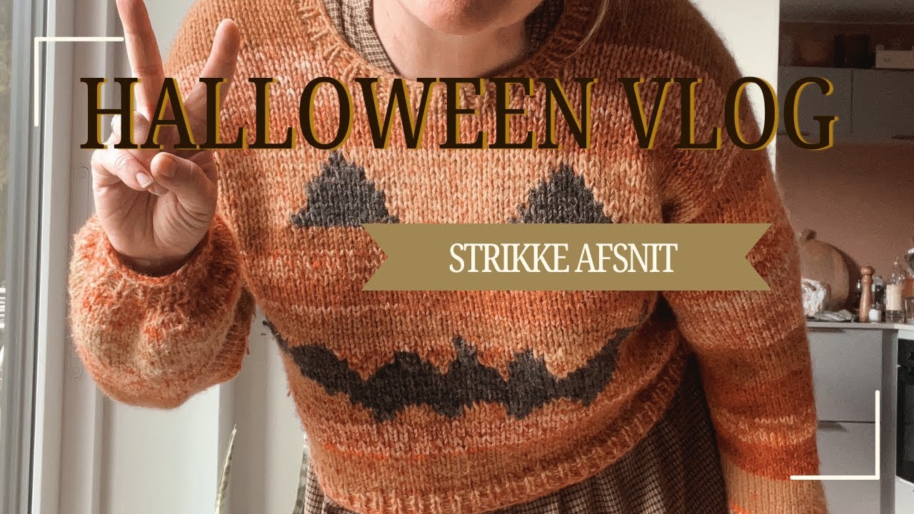 Halloween vlogtober strikkeafsnit
