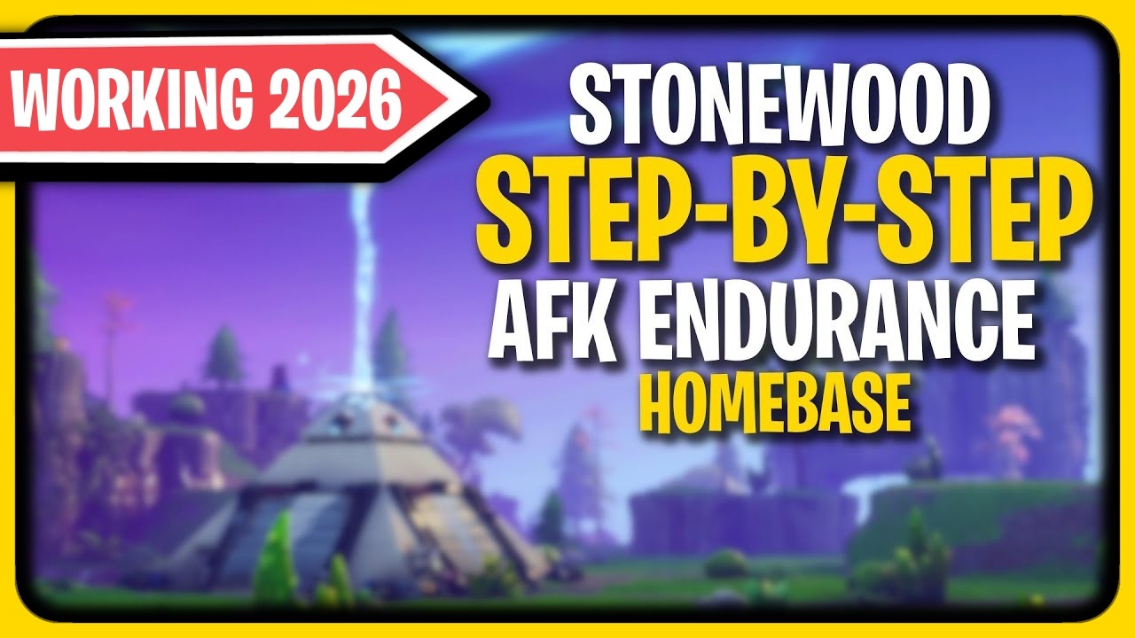 Fortnite STW Endurance AFK - Stonewood Homebase | Working 2025