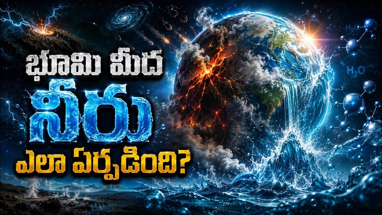 భూమిపై నీరు ఎలా ఏర్పడింది | How The Earth Was Formed | Most Realistic Water Formation Video On Earth