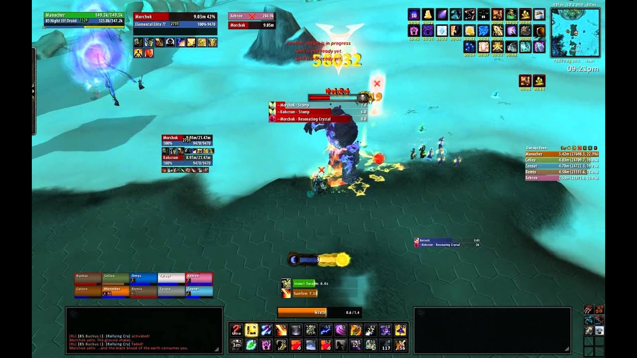Dragon Soul - Heroic Morchok Heroic 10 man - Boomkin POV