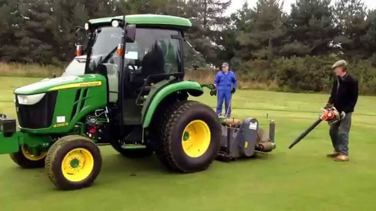 Deep scarifying greens