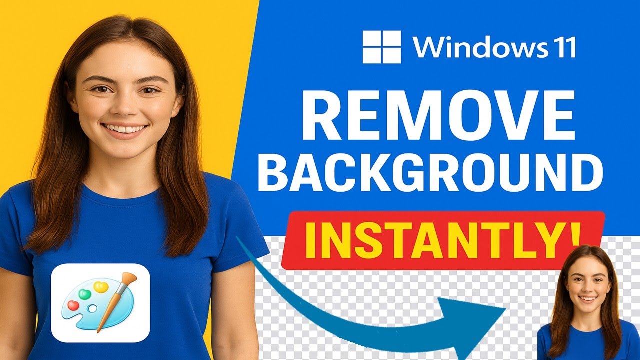 Remove Image Background in Seconds | Hidden Windows 11 Tips & Tricks 2025!