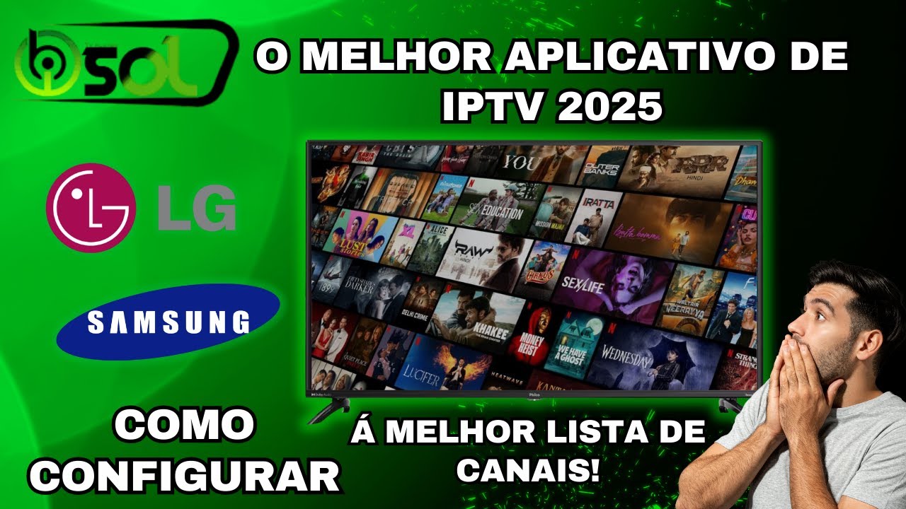 IBO SOL 2025 - O MELHOR APLICATIVO DE IPTV - DISPONIVEL NA SMART TV SAMSUNG 4K LG.