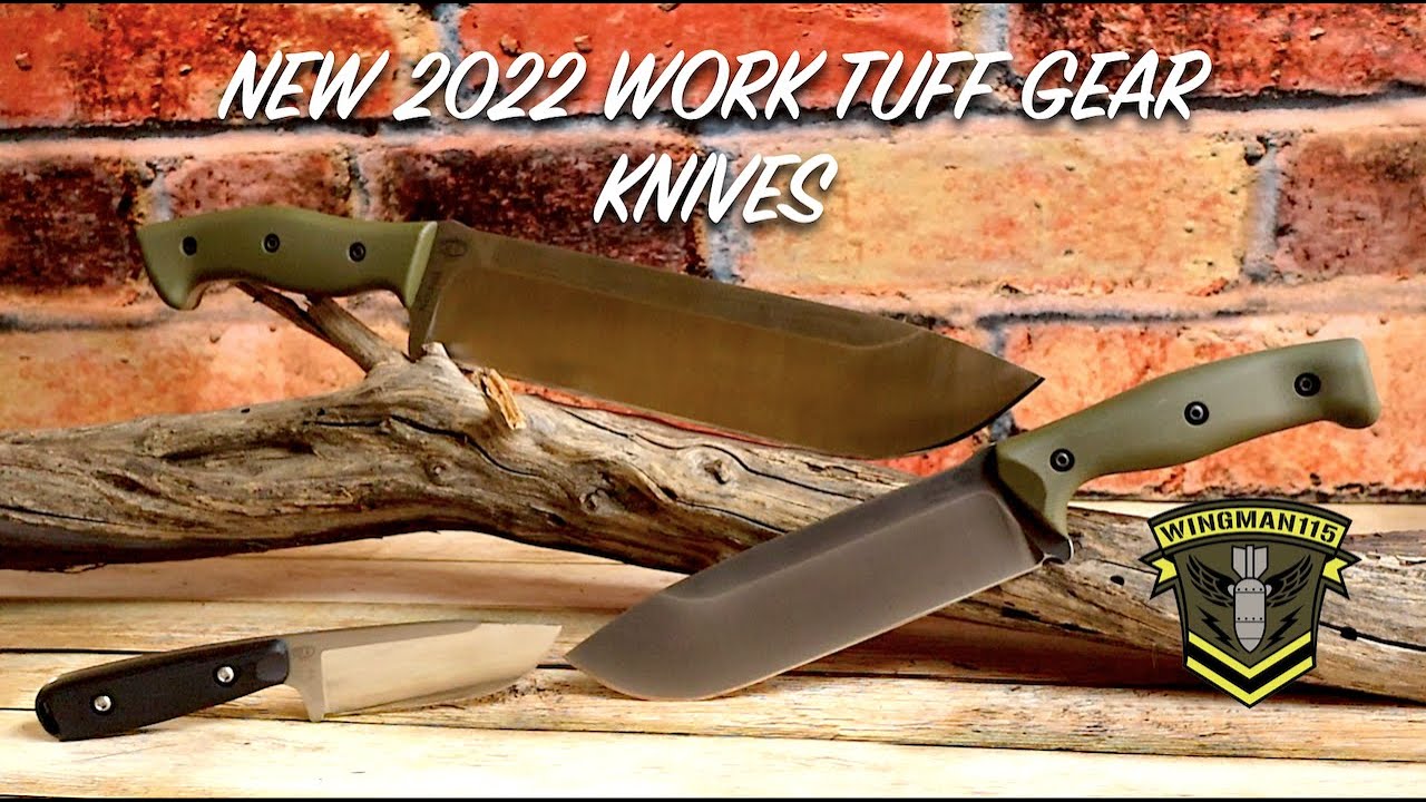 NEW 2022 WORK TUFF GEAR KNIVES - KODIAK - WOLVERINE - LYNX