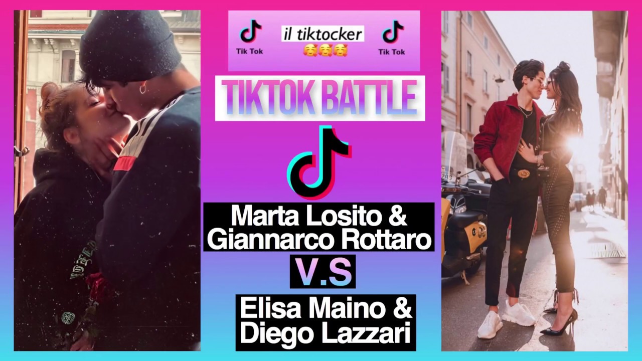 MARTA LOSITO & GIANMARCO ROTTARO VS ELISA MAINO E DIEGO LAZZARI TIK TOK BATTLE! // Il TikTocker 🤍
