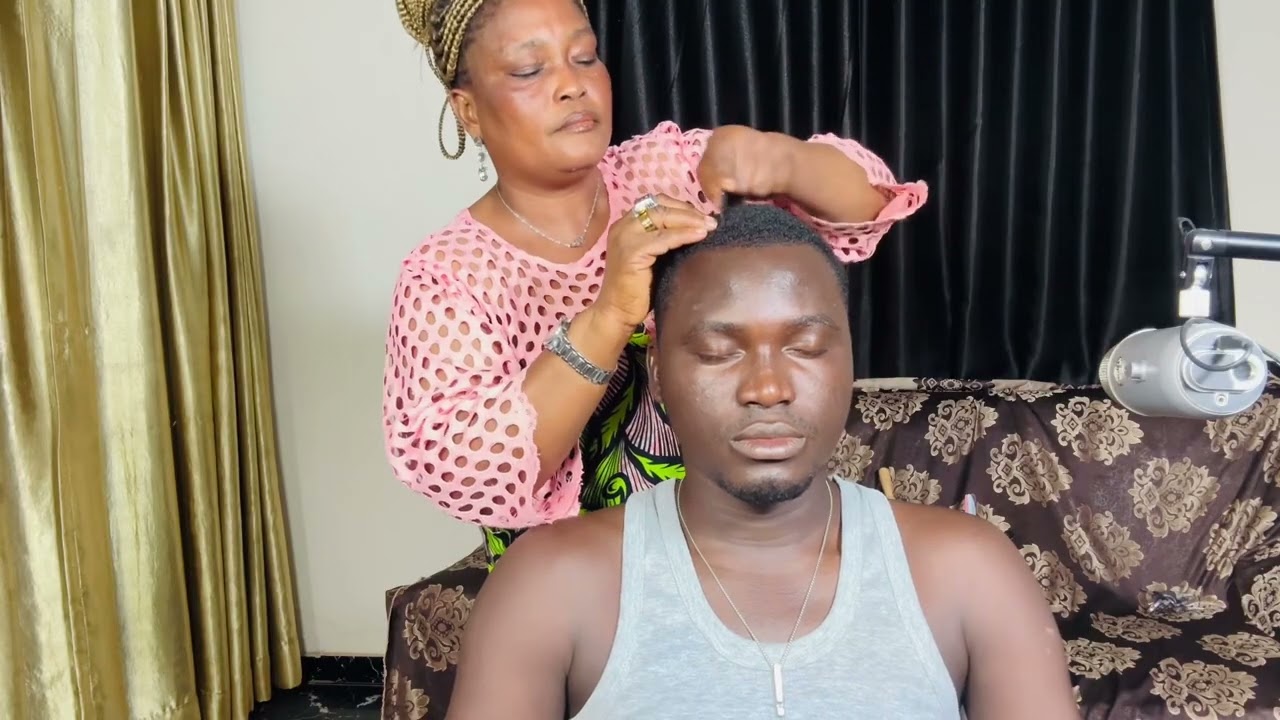 ASMR:💫scalp scratching, Brushing and scalp dusting
