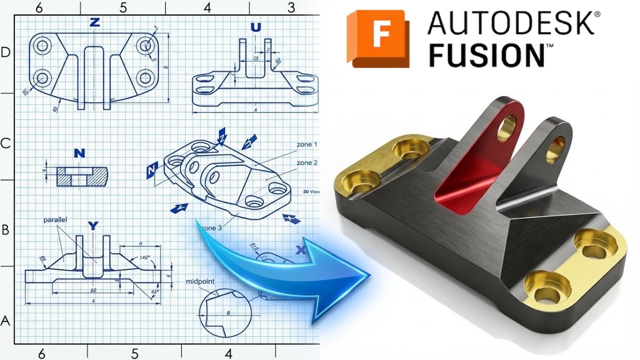 Учебное пособие по Fusion 360 — как спроектировать прочный кронштейн