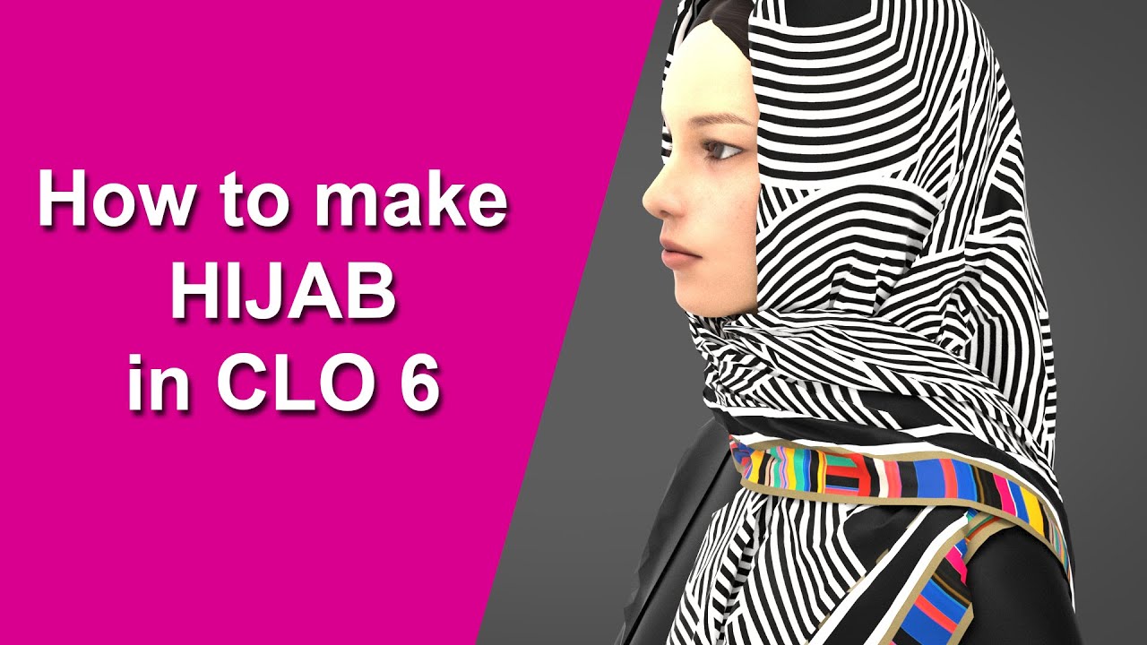 how to make hijab in clo6