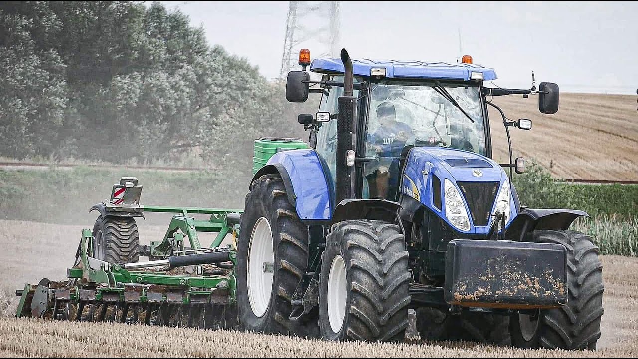 Uprawa pożniwna✅Oporowe talerzowanie 2022 ✅NewHolland T7070✅