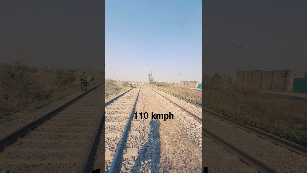 pakistan fastes train 110kmph speed