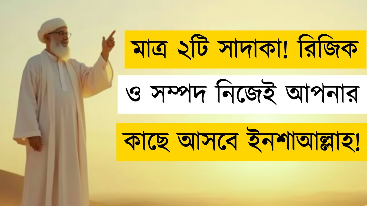 মাত্র ২টি সাদাকা! Sadaqah দিয়ে রিজিক ও সম্পদ বৃদ্ধি করুন | ইসলামের দিগন্ত